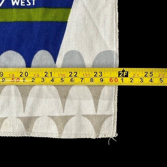 Vintage Tapestry Wall Hanging Curtain Panel Ship Flags Happy Children Retro - Picture 9 of 10